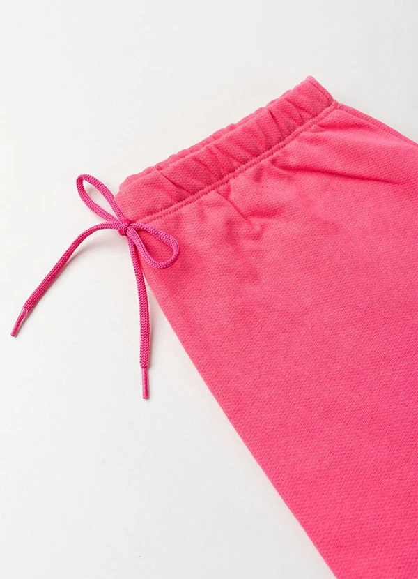 Vida Costeira - Conjunto Moletom Cropped Gatinho com Saia Pink 4