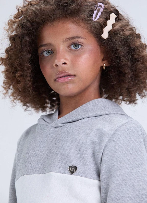 Vida Costeira - Conjunto Moletom de Degradê com Capuz Lilás 4