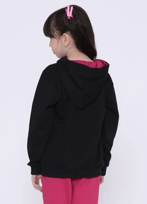 Torra - Conjunto Moletom Infantil Algodão Preto - TORRA