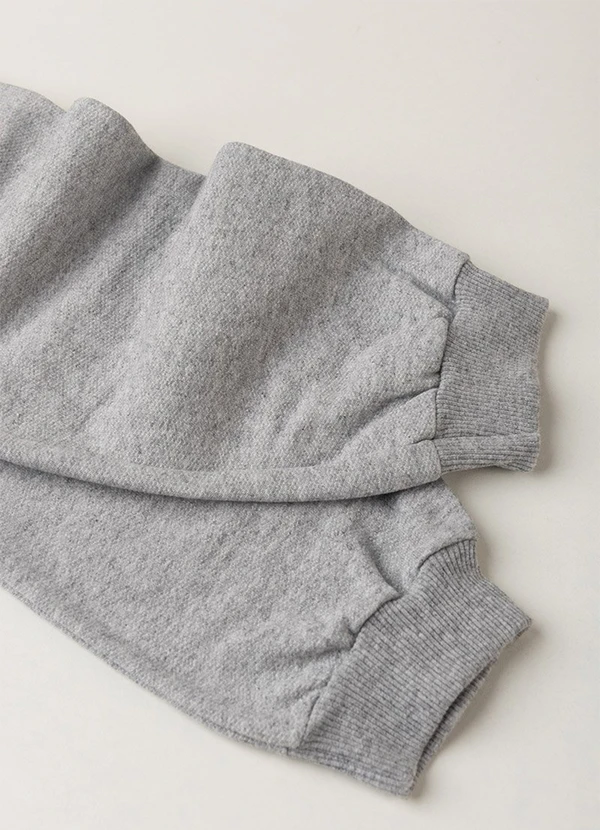 Vida Costeira - Conjunto Moletom Infantil Babadinho Mescla 4