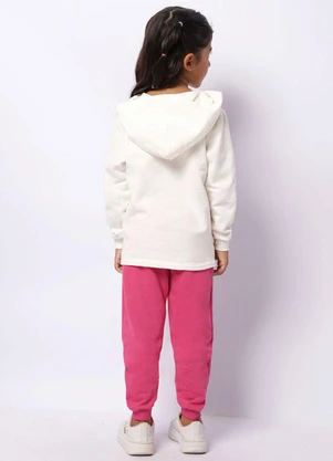 Torra - Conjunto Moletom Infantil Estampado Off White - TORRA