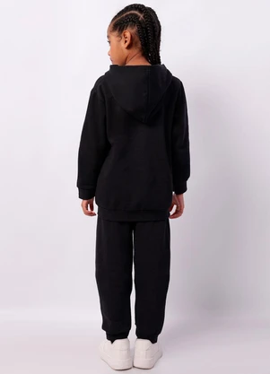 Torra - Conjunto Moletom Infantil Stitch Preto - TORRA