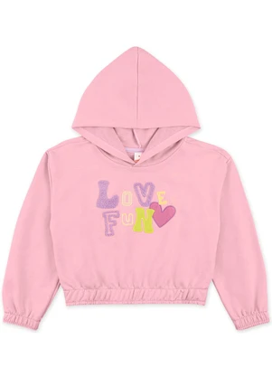 Marisol - Conjunto Moletom Longo Infantil Feminino Rosa - MARISOL