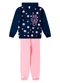 Select - Conjunto Moletom Menina Jaqueta e Calça Rosa - variação: Azul