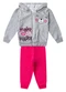 Select - Conjunto Moletom Menina Jaqueta e Calça Cinza - variação: Cinza