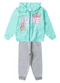 Select - Conjunto Moletom Menina Jaqueta e Calça Cinza - variação: Verde