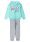 Select - Conjunto Moletom Menina Jaqueta e Calça Rosa - variação: Verde