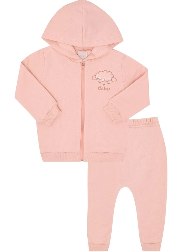 Pulla Bulla - Conjunto Moletom Rosa 1