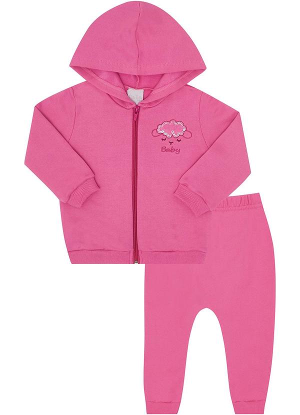 Pulla Bulla - Conjunto Moletom Rosa