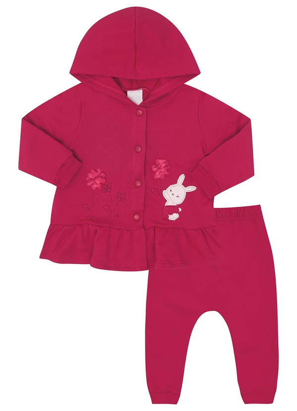 Pulla Bulla - Conjunto Moletom Rosa 2