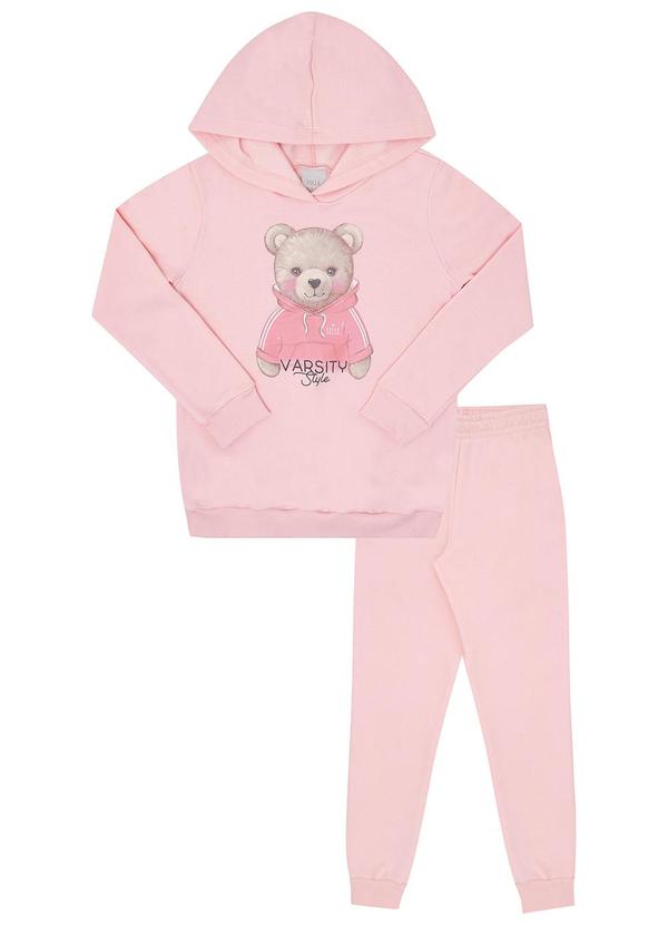 Pulla Bulla - Conjunto Moletom Rosa