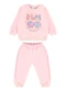 Pulla Bulla - Conjunto Moletom Rosa - variação: Rosa