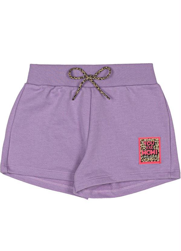 Momi - Conjunto Oncinha e Lettering Off White e Lilás 3