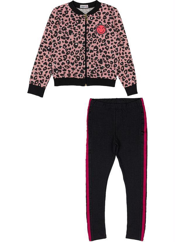 Momi - Conjunto Oncinha Preto