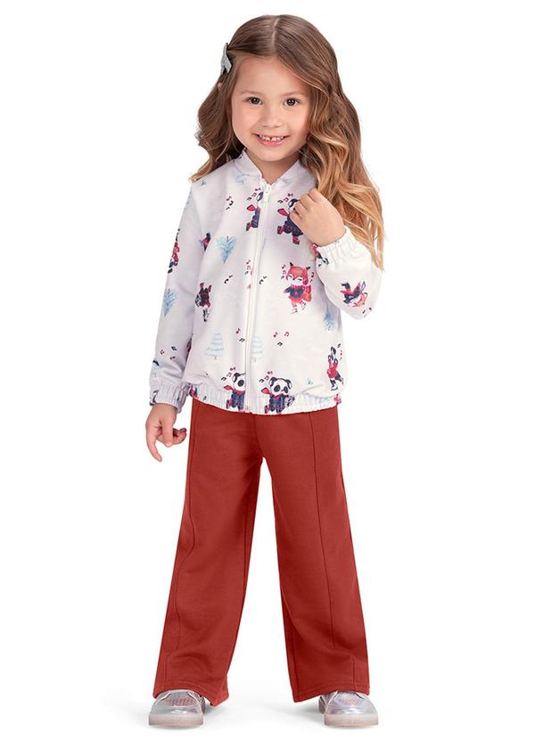 Alenice - Conjunto Panda Musical Menina Branco