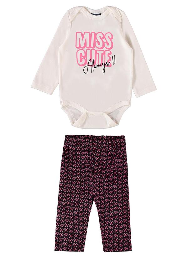 Guloseima - Conjunto para Bebê Menina Bege