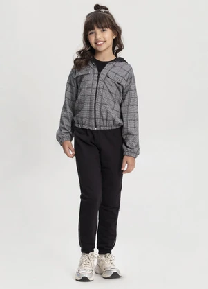 Alakazoo - Conjunto para com Jaqueta e Calça Preto - ALAKAZOO