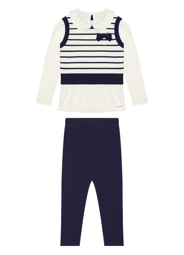 Alakazoo - Conjunto para Menina com Três Peças Azul 2