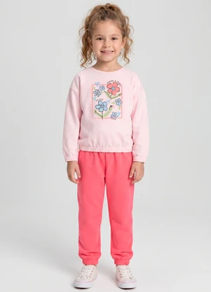 Guloseima - Conjunto para Menina para o Inverno Rosa - GULOSEIMA