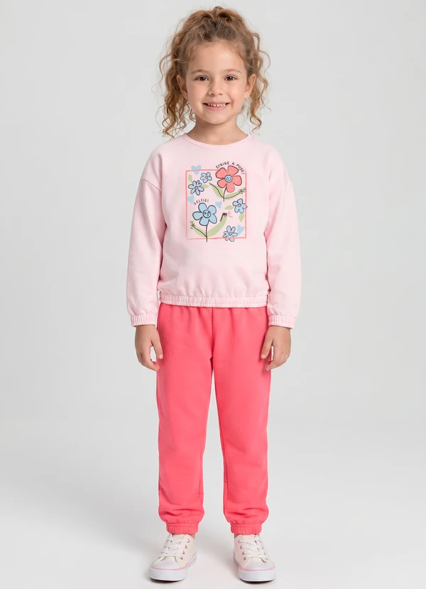 Guloseima - Conjunto para Menina para o Inverno Rosa