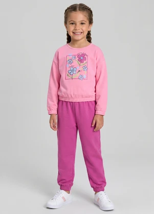 Guloseima - Conjunto para Menina para o Inverno Rosa - GULOSEIMA
