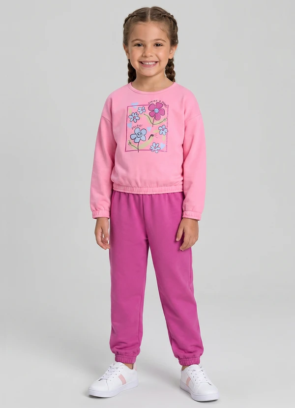 Guloseima - Conjunto para Menina para o Inverno Rosa