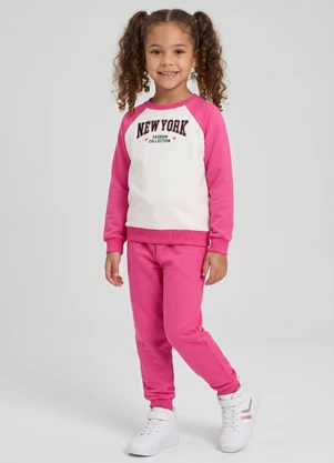 Guloseima - Conjunto para Menina para o Inverno Rosa - GULOSEIMA