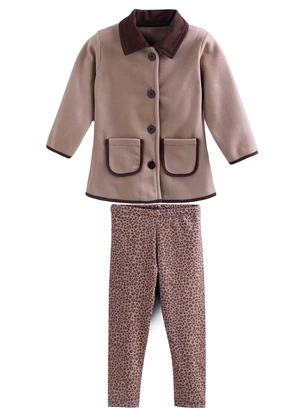 Soft Bonni - Conjunto Parka e Legging Bege - SOFT BONNI
