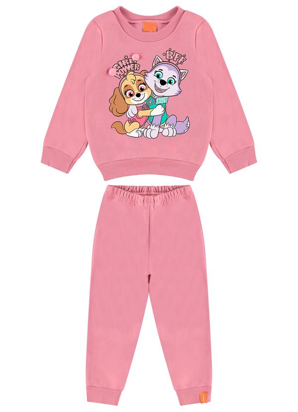 Malwee Kids - Conjunto Patrulha Canina® com Pompom Rosa 2