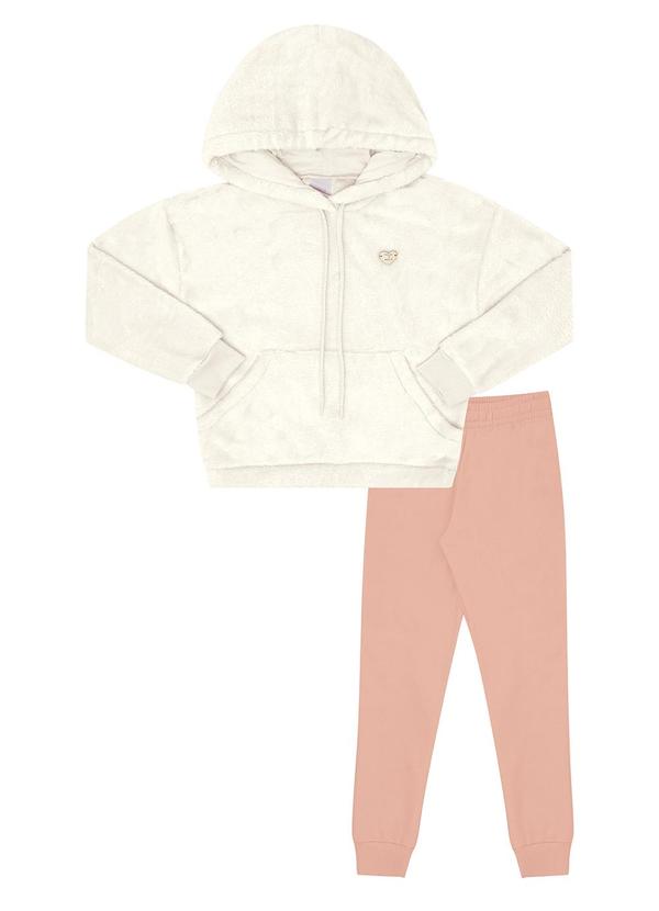 Pulla Bulla - Conjunto Pelo e Moletom Bege 2