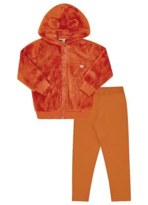 Pulla Bulla - Conjunto Pelo Menina Laranja - PULLA BULLA
