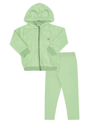 Pulla Bulla - Conjunto Pelo Menina Verde - PULLA BULLA