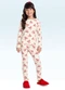 Fakini Kids - Conjunto Pijama Blusa Manga Longa e Calça Bege - variação: Bege