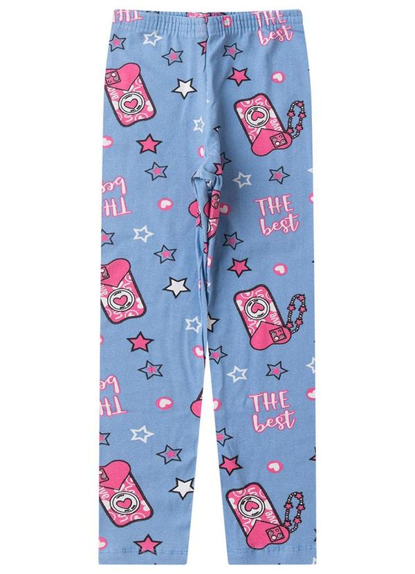 Rosa Azul - Conjunto Pijama Meia Estação Selfie Love Rosa 3