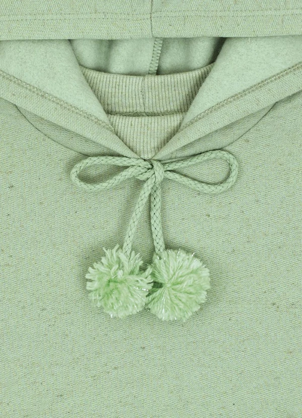 Pulla Bulla - Conjunto Primeiros Passos Moletom Linho Verde 4