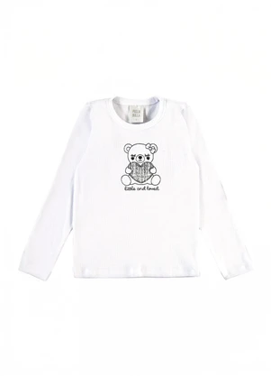 Pulla Bulla - Conjunto Ribana com Elastano Leve Branco - PULLA BULLA