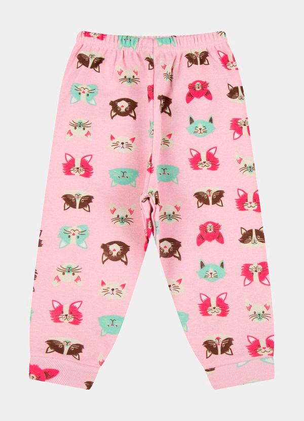 Stolf Baby Kids - Conjunto Ribana Longo Gatinhos Estampado 3