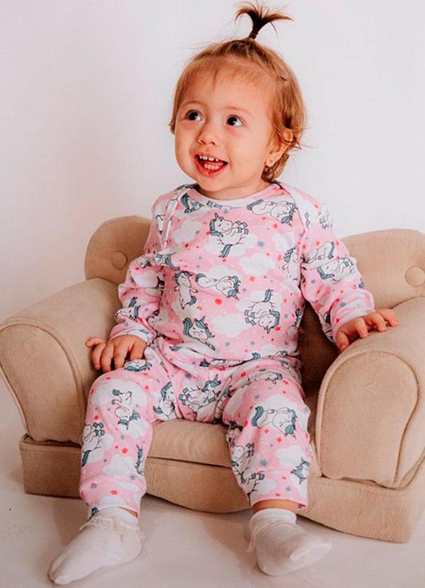 Stolf Baby Kids - Conjunto Ribana Longo Unicornio Estampado 1