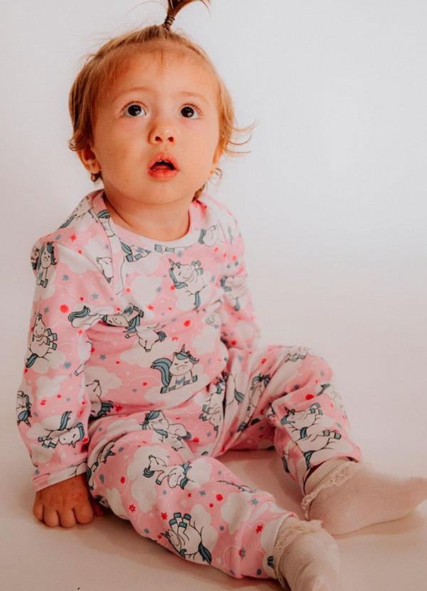 Stolf Baby Kids - Conjunto Ribana Longo Unicornio Estampado 2
