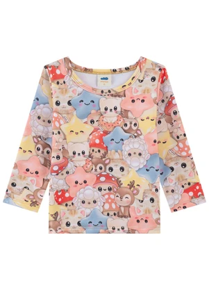 Marlan - Conjunto Salopete e Blusa Laranja - MARLAN