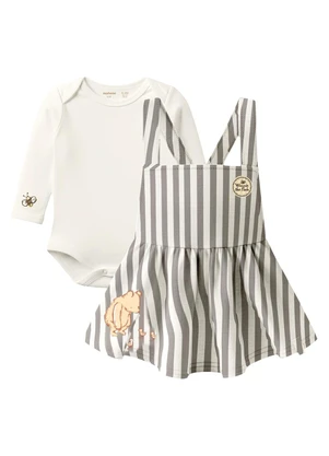 Malwee Kids - Conjunto Salopete Winnie The Pooh® Off White - MALWEE KIDS