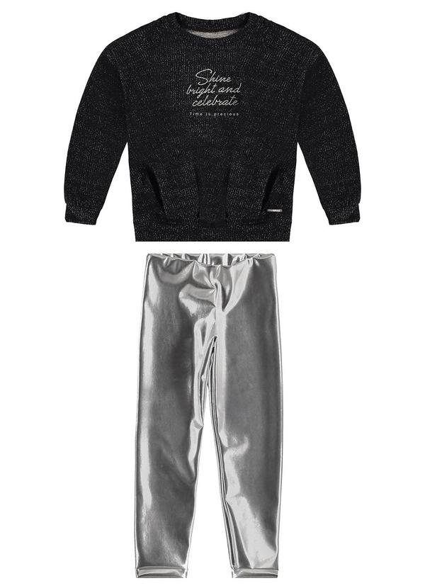 Carinhoso - Conjunto Shine Bright And Celebrate Preto