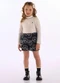 Up Baby - Conjunto Short Blusa M. Longa Branco - variação:  