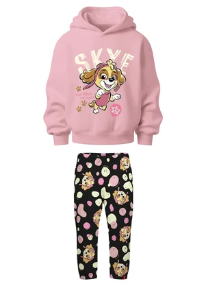 Malwee Kids - Conjunto Skye® em Moletom Rosa Claro - MALWEE KIDS