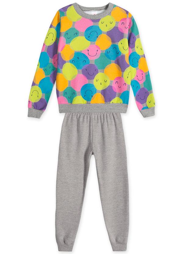 Marisol Play - Conjunto Smile Longo Moletom Infantil Feminino Ci