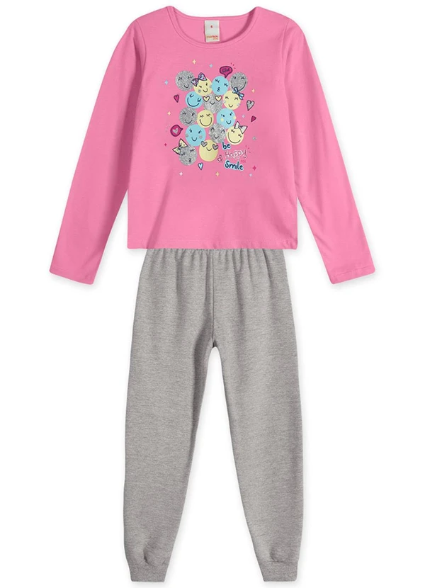 Marisol Play - Conjunto Smile Longo Moletom Infantil Feminino Ro 1