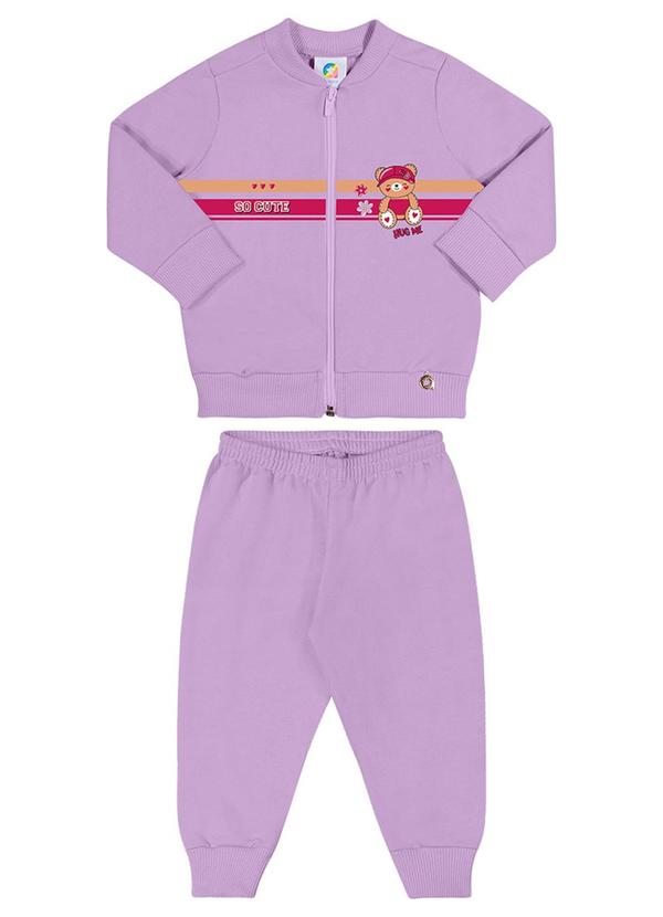 Alenice - Conjunto So Cute Menina Roxo