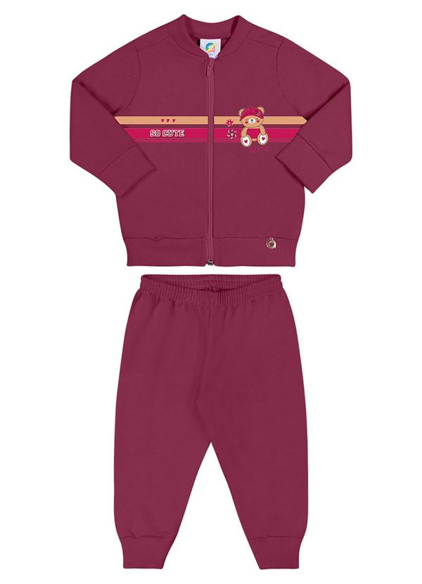 Alenice - Conjunto So Cute Menina Vermelho