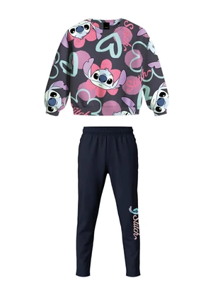 Malwee Kids - Conjunto Stitch® em Moletom Azul Marinho - MALWEE KIDS