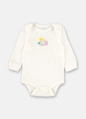 Up Baby - Conjunto Suedine Body Calça Amarelo - UP BABY
